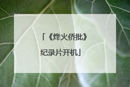 《烽火侨批》纪录片开机