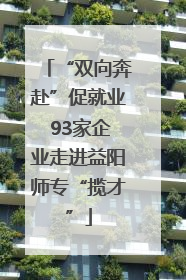 “双向奔赴”促就业 93家企业走进益阳师专“揽才”