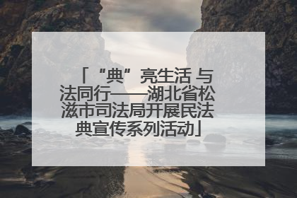 “典”亮生活 与法同行——湖北省松滋市司法局开展民法典宣传系列活动