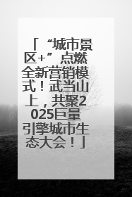 “城市景区+”点燃全新营销模式！武当山上，共聚2025巨量引擎城市生态大会！