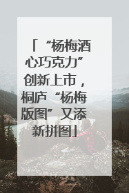 “杨梅酒心巧克力”创新上市，桐庐“杨梅版图”又添新拼图