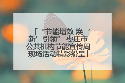 “节能增效 焕‘新’引领” 枣庄市公共机构节能宣传周现场活动精彩纷呈