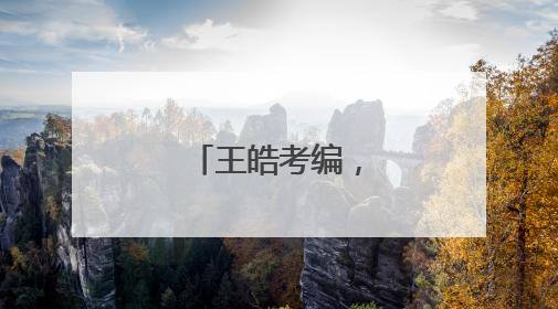 王皓考编，已通过笔试
