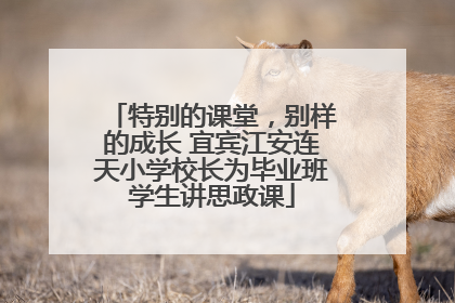 特别的课堂，别样的成长 宜宾江安连天小学校长为毕业班学生讲思政课