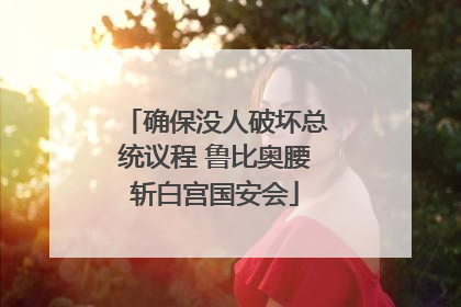 确保没人破坏总统议程 鲁比奥腰斩白宫国安会