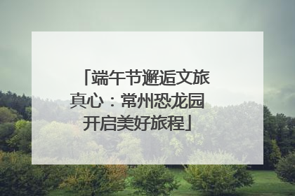 端午节邂逅文旅真心：常州恐龙园开启美好旅程