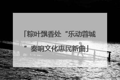 粽叶飘香处“乐动蓉城”奏响文化惠民新曲
