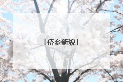 侨乡新貌