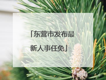 东营市发布最新人事任免