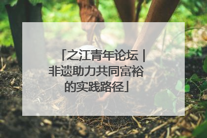 之江青年论坛｜非遗助力共同富裕的实践路径