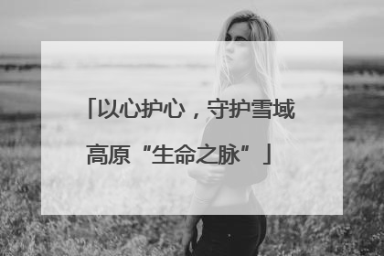 以心护心，守护雪域高原“生命之脉”