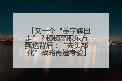 又一个“董宇辉出走”？顿顿离职东方甄选背后：“去头部化”战略再遭考验