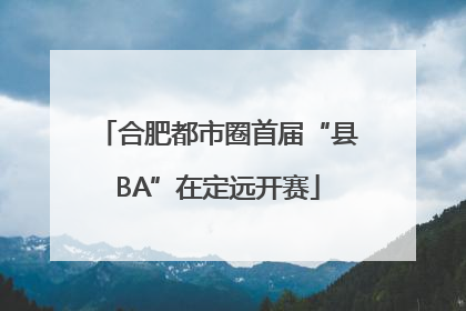 合肥都市圈首届“县BA”在定远开赛