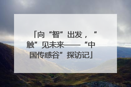 向“智”出发，“触”见未来——“中国传感谷”探访记