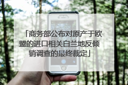 商务部公布对原产于欧盟的进口相关白兰地反倾销调查的最终裁定