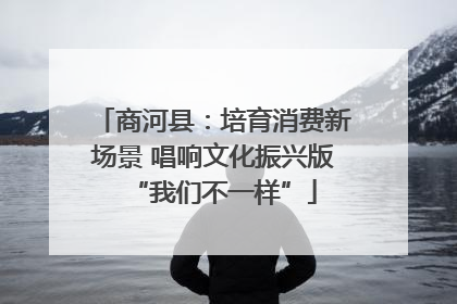 商河县：培育消费新场景 唱响文化振兴版“我们不一样”