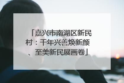 嘉兴市南湖区新民村：千年兴善焕新颜、至美新民展画卷