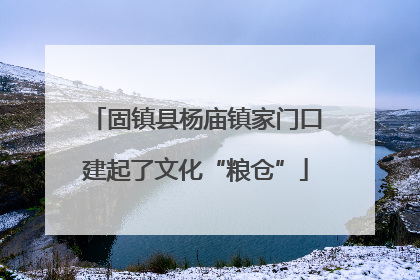 固镇县杨庙镇家门口建起了文化“粮仓”
