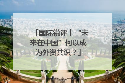 国际锐评丨“未来在中国”何以成为外资共识？