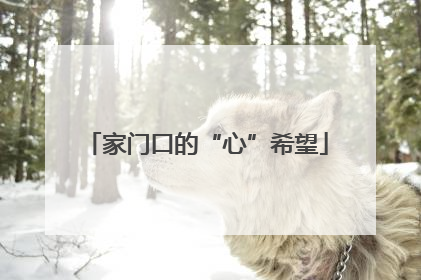 家门口的“心”希望
