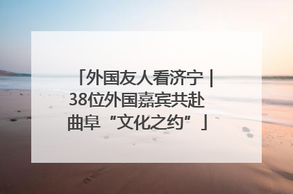 外国友人看济宁｜38位外国嘉宾共赴曲阜“文化之约”