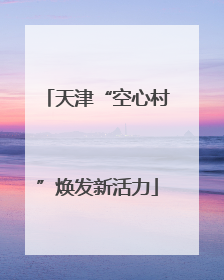 天津“空心村”焕发新活力