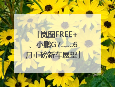 岚图FREE+、小鹏G7……6月重磅新车展望