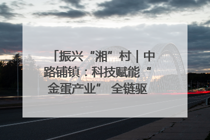 振兴“湘”村｜中路铺镇：科技赋能“金蛋产业” 全链驱动乡村振兴