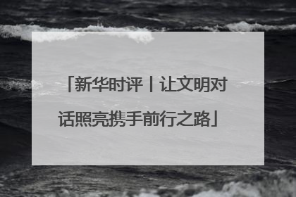 新华时评丨让文明对话照亮携手前行之路