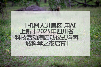 机器人进展区 用AI上新丨2025年四川省科技活动周启动仪式暨蓉城科学之夜启幕