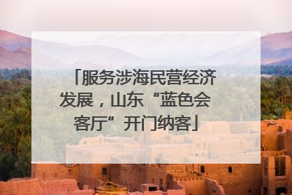 服务涉海民营经济发展，山东“蓝色会客厅”开门纳客