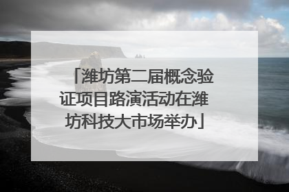 潍坊第二届概念验证项目路演活动在潍坊科技大市场举办