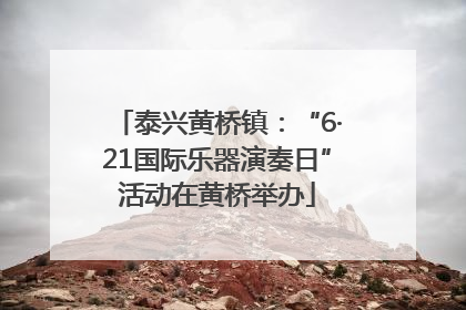 泰兴黄桥镇：“6·21国际乐器演奏日”活动在黄桥举办
