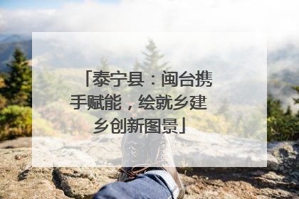 泰宁县：闽台携手赋能，绘就乡建乡创新图景
