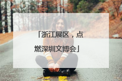 浙江展区，点燃深圳文博会