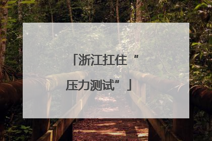 浙江扛住“压力测试”