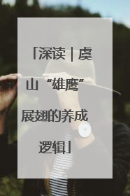 深读｜虞山“雄鹰”展翅的养成逻辑