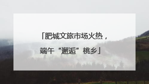 肥城文旅市场火热，端午“邂逅”桃乡