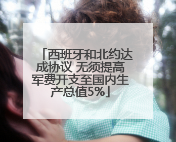 西班牙和北约达成协议 无须提高军费开支至国内生产总值5%