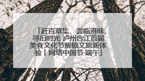 赶百草集、尝临港味、寻旧时光 泸州合江首届美食文化节解锁文旅新体验丨网络中国节·端午
