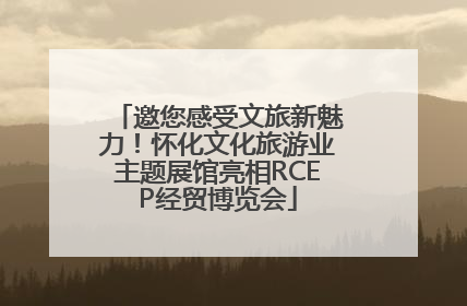 邀您感受文旅新魅力！怀化文化旅游业主题展馆亮相RCEP经贸博览会