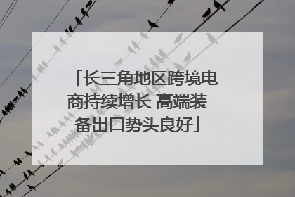 长三角地区跨境电商持续增长 高端装备出口势头良好