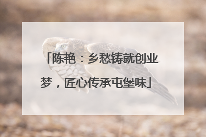 陈艳：乡愁铸就创业梦，匠心传承屯堡味