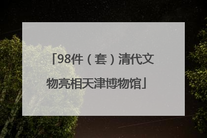 98件（套）清代文物亮相天津博物馆